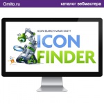 IconFinder – это поисковик по бесплатным иконкам для вашего веб-сайта.